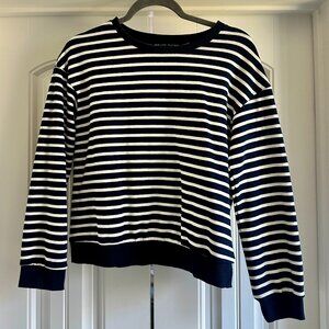 Women’s English Factory - Stripe Drop Shoulder Sweatshirt